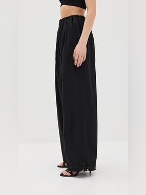 Dion Lee Black blouson pants